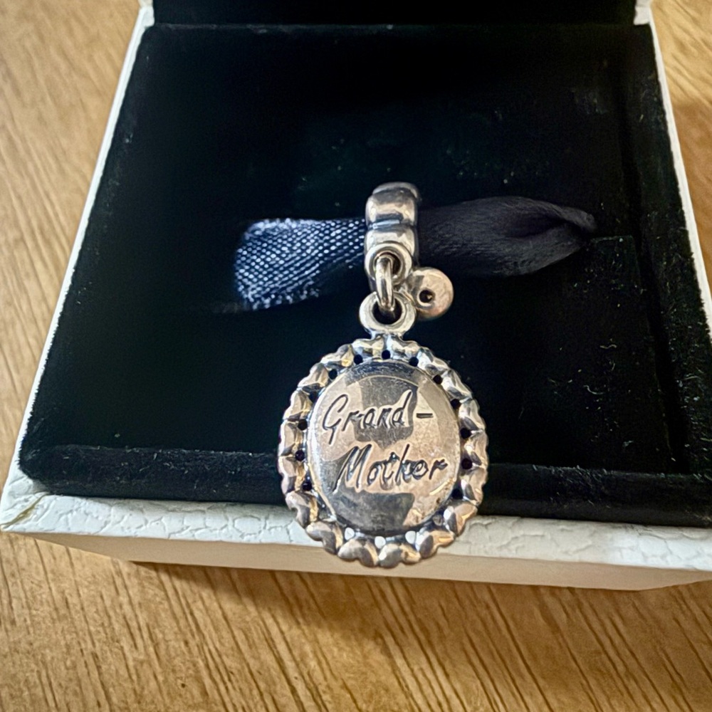 Pandora Silver Grandmother Charm Bracelet